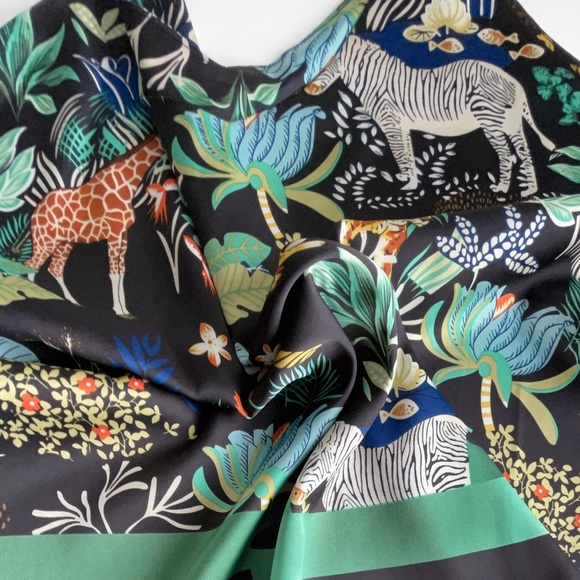 NEW Spaghetti Strap Tank Top Camisole Safari Print - Picture 6 of 11